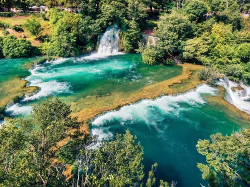 From Trogir, Seget & Okrug: Krka Waterfalls & Boat Ride - Pickup and Transportation