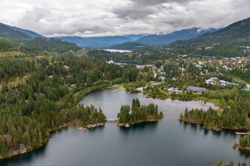 From Vancouver: Whistler Village and Lost Lake Snowshoe Trip - Pickup Location and Duration