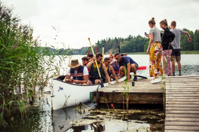 From Vaxholm: Stockholm Archipelago Big Canoe Adventure - Private Group Option