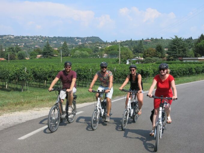 From Verona: Lake Garda E-Bike Tour With Lunch SELF GUIDED - Frequently Asked Questions