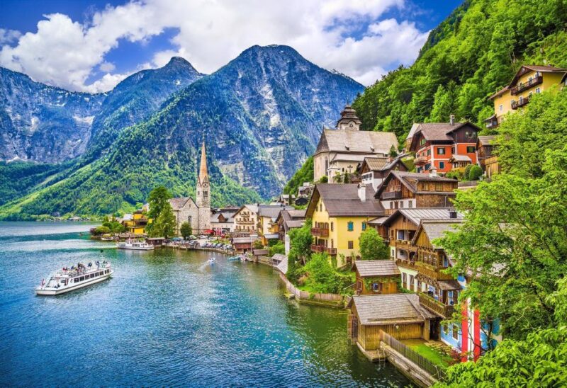 From Vienna: Melk, Hallstatt Boat Ride and Salzburg Trip - Hallstatts Charming Lakeside Exploration