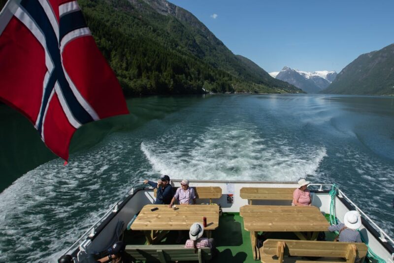 From Vik: Guided Fjord & Glacier Tour to Fjærland - Scenic Experience