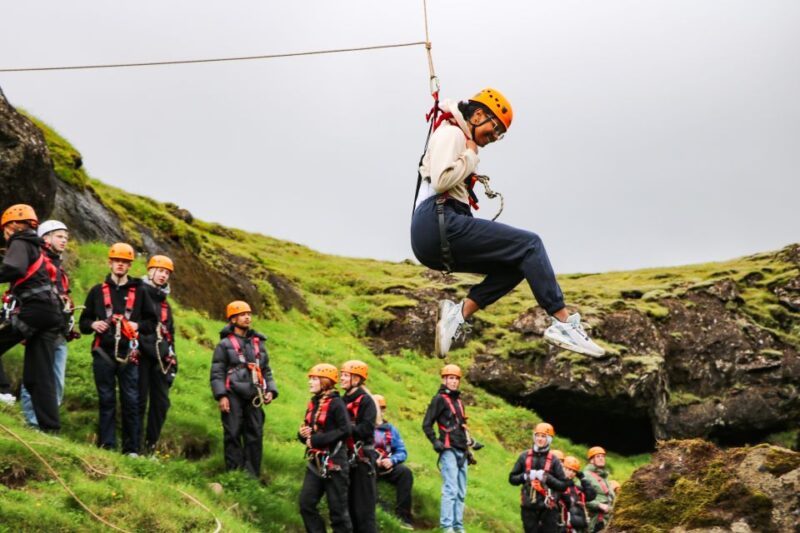 From Vík: Zipline and Hiking Adventure Tour - Adventurous Activities