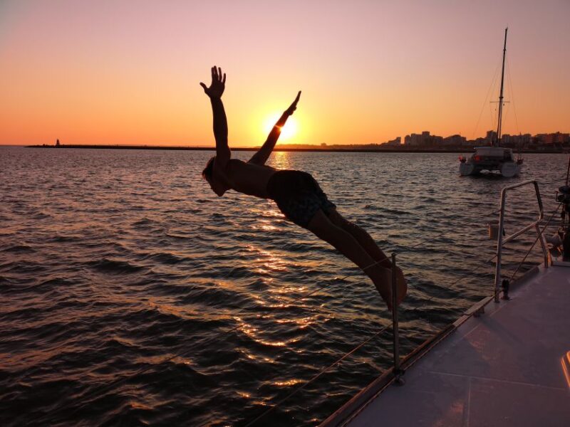 From Vilamoura: Sunset Tour on a Luxury Sailing Yacht - Meeting Point and Availability