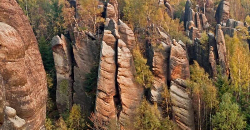 From Wroclaw: Hiking Trail in Rock City - Location and Distance