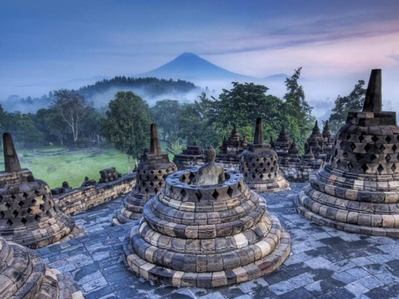 From Yogyakarta: Borobudur Temple and Beautiful Waterfall - Borobudur Temple