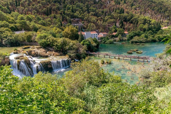 From Zadar: Krka National Park and Waterfalls Day Trip - Sightseeing at Šibenik