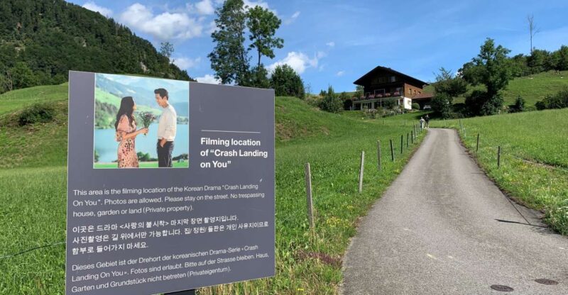 From Zurich: Crash Landing On You Locations in Interlaken - Picturesque Village of Iseltwald
