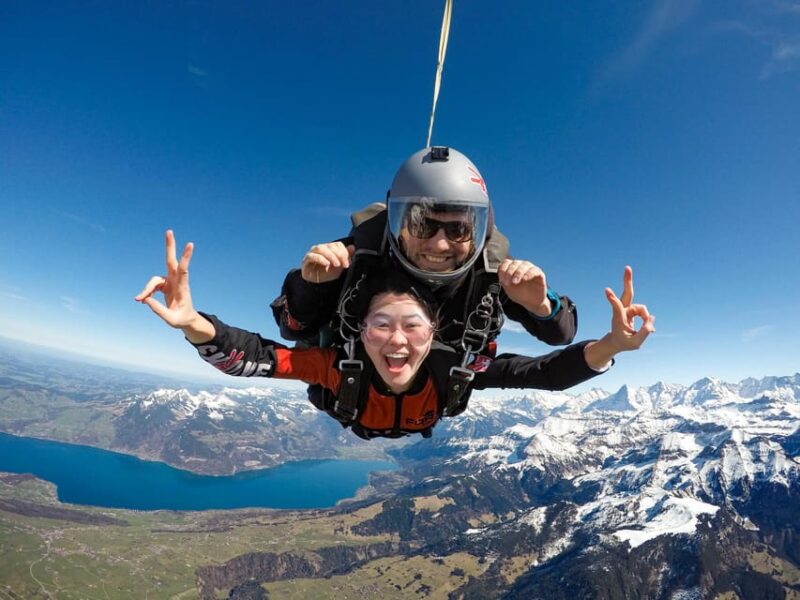 From Zurich: Interlaken Skydiving & Scenic Flight Adventure - Itinerary and Experience