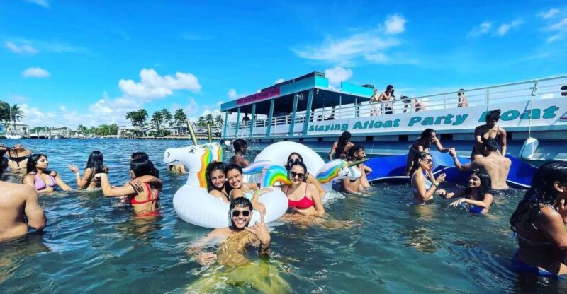 Ft. Lauderdale: Party Boat Tour to the Sandbar With Tunes - Experience Highlights