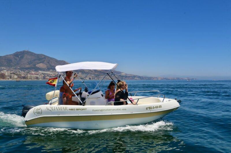 Fuengirola: 1- to 4-Hour Boat Rental - No License Needed - Dolphin Spotting and Snorkeling