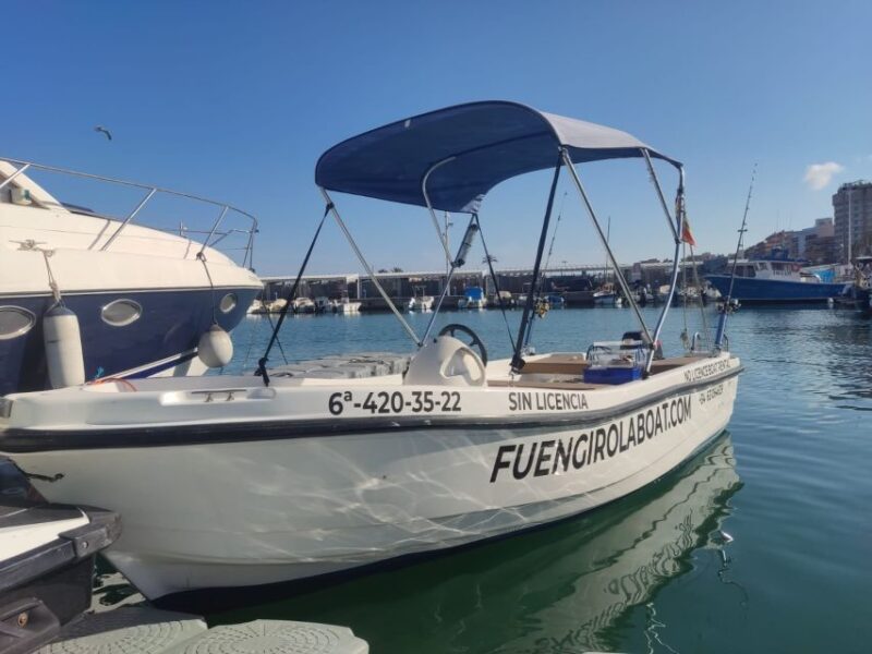 Fuengirola Boat Rental Without License From 2 to 4 Hours - Boat Specifications and Features