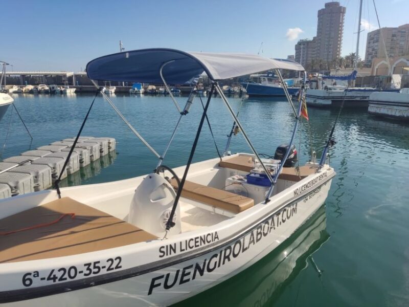 Fuengirola Boat Rental Without License From 2 to 4 Hours - Frequently Asked Questions