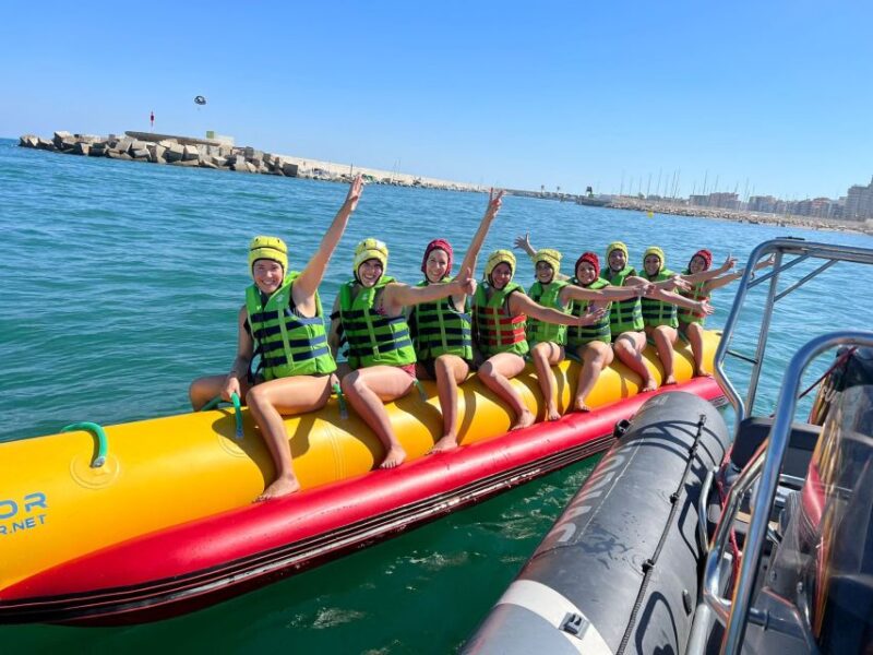 Fuengirola: Watersport Activity/ Banana Boat - Arrival and Instructions