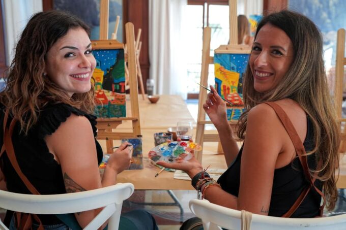Fuerteventura: Paint & Wine Events - Keepsake Paintings