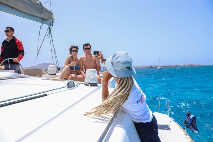Fuerteventura: Private Luxury Catamaran to Lobo Island - Sail to Lobos Island