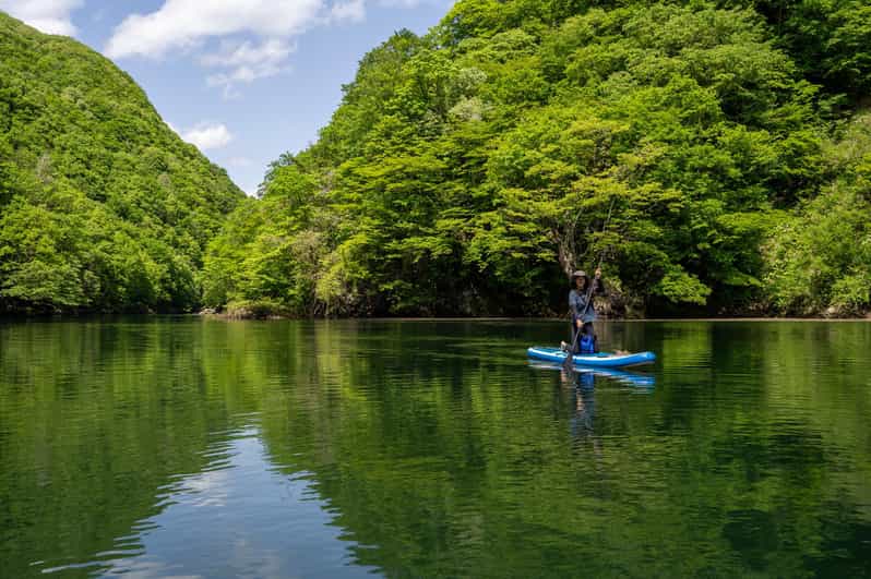 Fujiwara Lake: Full-day Stand-Up Paddleboarding (SUP) + Takaragawa Onsen Tour in Gunma - Exploring Fujiwara Lake by SUP