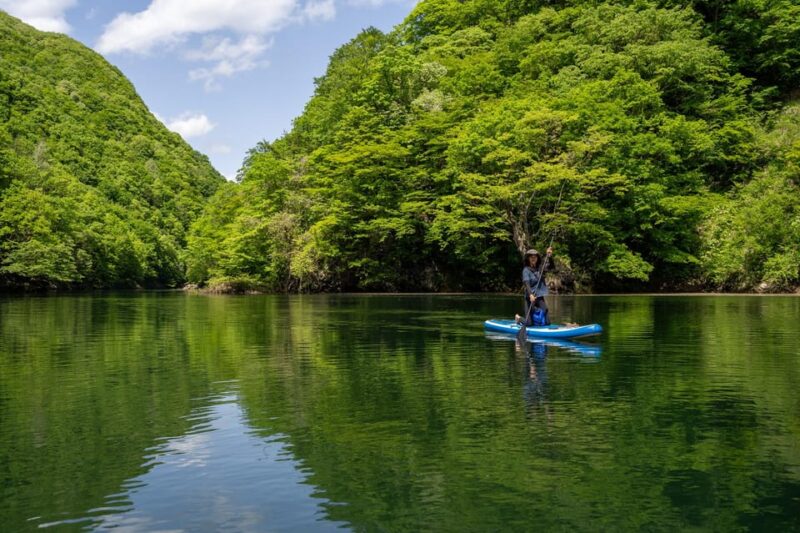Fujiwara Lake: Full-day Stand-Up Paddleboarding (SUP) + Takaragawa Onsen Tour in Gunma - Spotting Local Wildlife