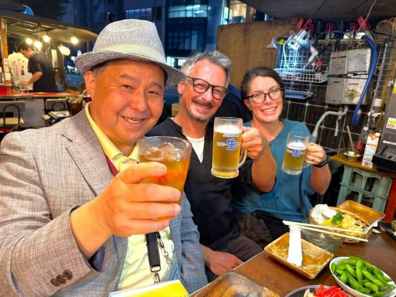 Fukuoka: Tenjin Area Drink & Food Tour with Local Guide - How the Tour Plays Out