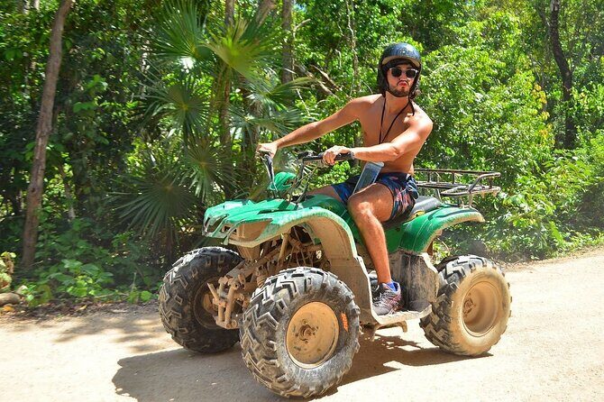 Full Adrenaline Day in Tulum! ATVs, Zipline, Cenote, Rappel, Food - Key Points
