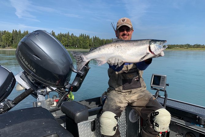 Full Day Alaska Salmon Fishing on the Kenai Peninsula - Warm Clothing, Drinks, Meals, and Snacks