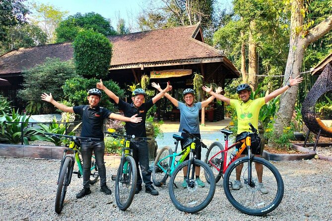 Full-Day Bike Tour in Siem Reap With Zipline - Hidden Jungle Bike Tour
