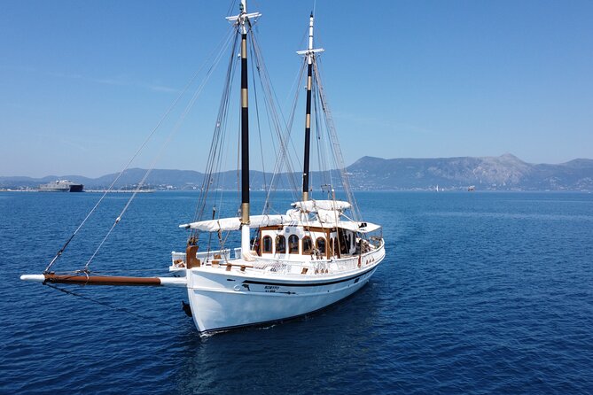 Full Day Cruise From Corfu in Classic Wooden Vessel, Swim & BBQ - Vessel Description and Features
