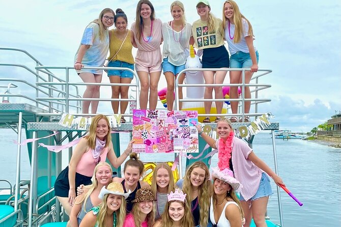 Full Day Double Decker Pontoon Boat Rental- Fort Walton Beach - Booking and Reservation Details