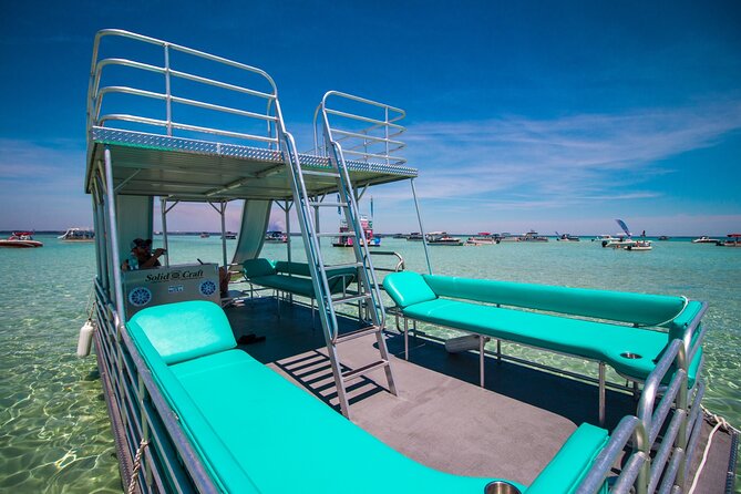 Full Day Double Decker Pontoon Boat Rental- Fort Walton Beach - Pontoon Boat Features