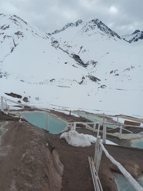 Full-Day Embalse Del Yeso & Hot Springs Tour From Santiago - Pickup Location and Travel