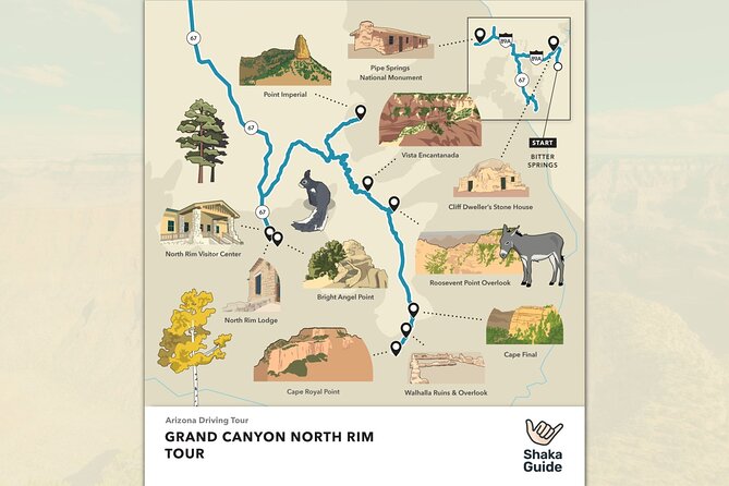 Full-Day Grand Canyon North Rim Audio Driving Tour - Booking and Accessibility