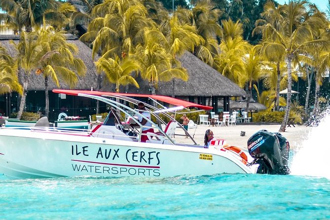 Full Day Ile Aux Cerfs Speedboat Trip With Hotel Transfers (Private or Shared) - Visiting the Grand River South East Waterfall