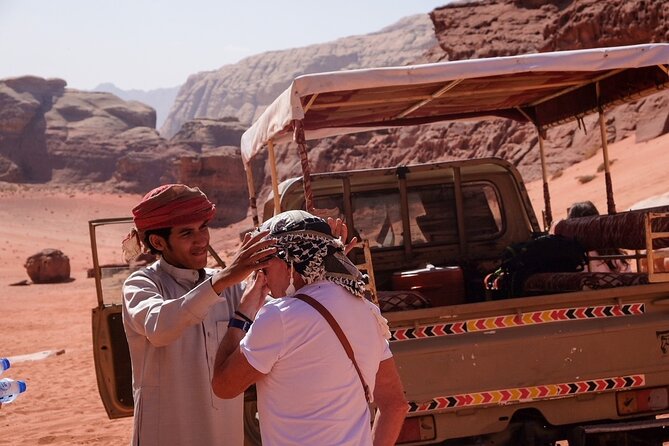 Full Day Jeep Tour in Wadi Rum (Incl. Bedouin Picnic Lunch) - Witnessing Sunset at Um Sabatah