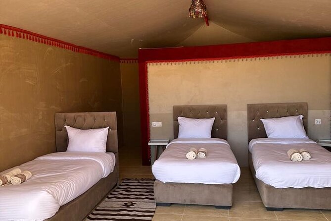 Full-Day Jeep Tour & Sleep in Luxury Tent With Private Bathroom - Overnight Bedouin Desert Camp