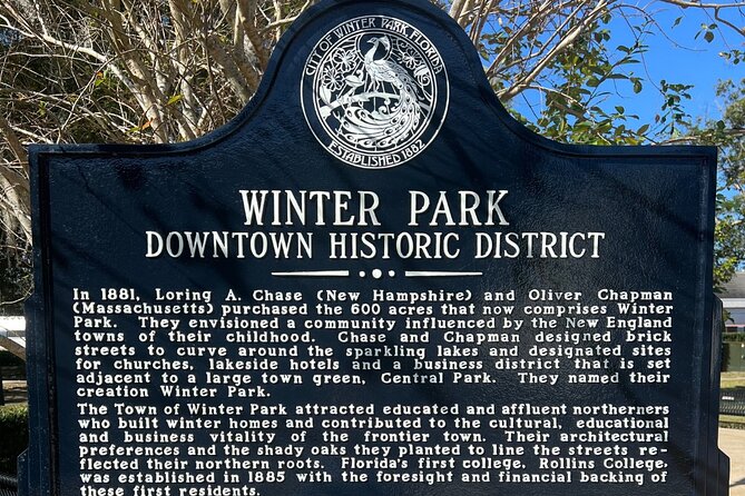 Full Day Patron of Winter Park Historic Tour -From Orlando Hotels - Accessibility Features