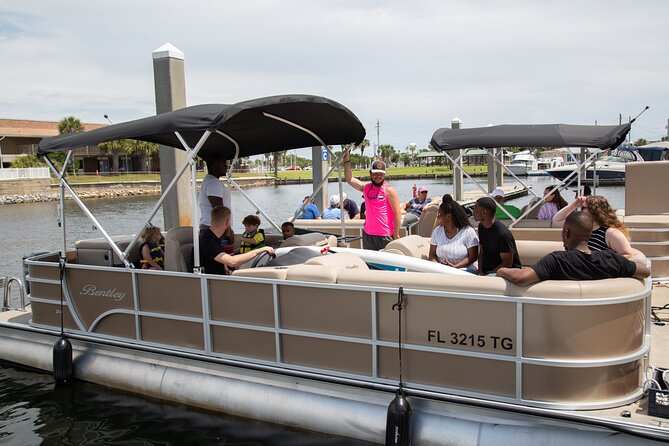 Full Day Pontoon Boat Rental From Okaloosa Island - Reserve Now and Pay Later
