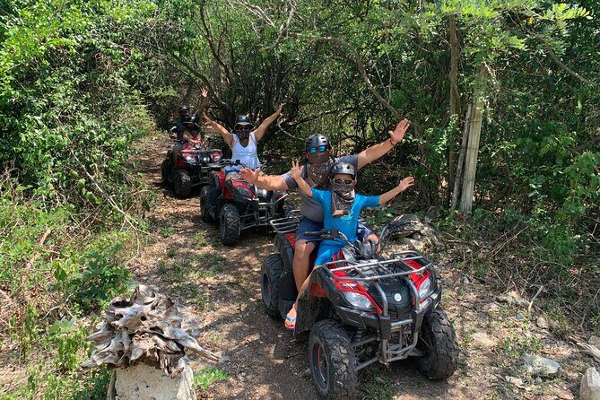 Full Day Private ATV Tour to Tequilera and Mayan Caves - Key Points