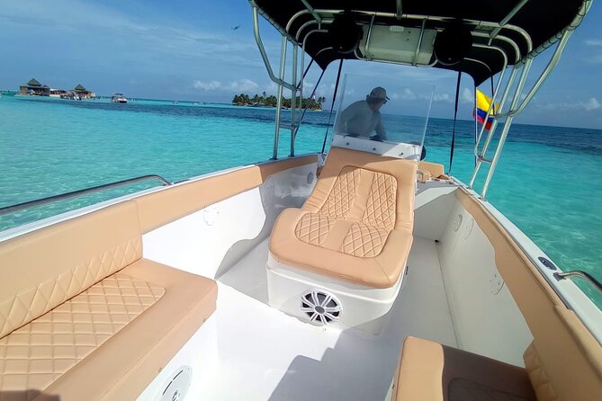 Full Day Private Boat Tour in San Andres Islands - Included Amenities