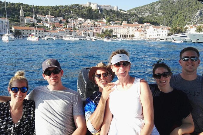 Full-Day Private Hvar, Brac, and Pakleni Islands Boat Cruise From Trogir - Refreshments and Inclusions