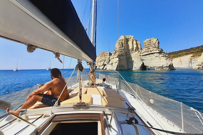 Full Day Private Sailing Cruise Around Milos Island - Itinerary Highlights