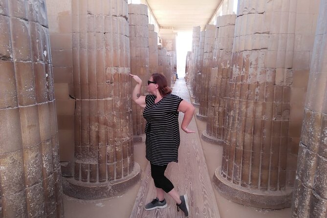 Full Day Private Tour in Giza Pyramids & Saqqara & Memphis - Key Highlights
