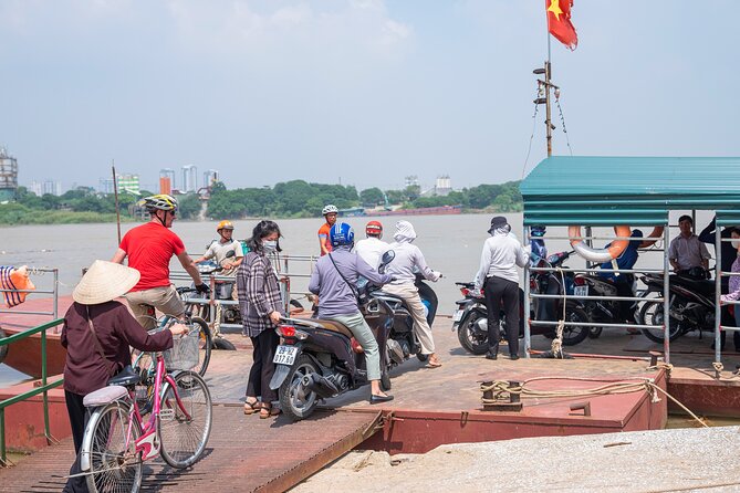 Full-Day Red River Bike Tour From Hanoi With Lunch and Pickup - Discovering Kim Lan Village