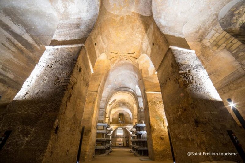 Full-day Saint-Emilion: Village, Undergrounds and Châteaux - Exploring the Monolithic Church and Underground Wonders