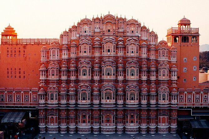Full Day Sightseeing Jaipur Tour by Car With Guide Include Lunch - The Pickup and Transportation