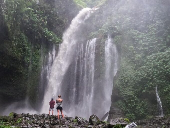Full Day Tour From Mataram or Senggi to Senaru Waterfalls - Transportation and Guides