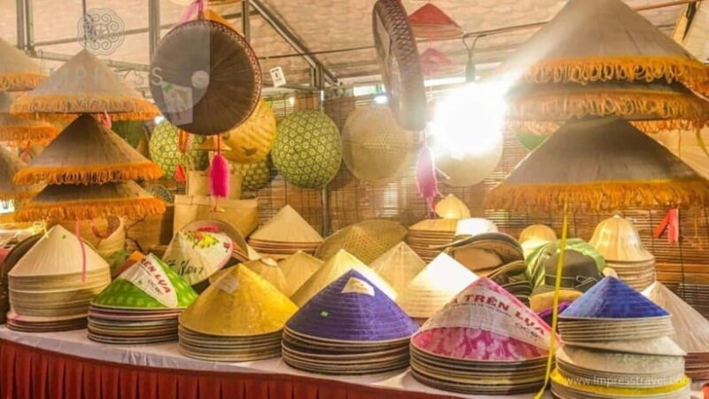 Full Day Tour: Incense Village, Hat-Making & Lacquer Art - Conical Hat Making in Chuong Village