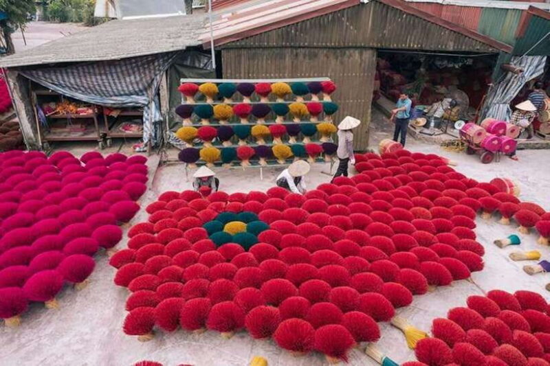 Full Day Tour: Incense Village, Hat-Making & Lacquer Art - Key Points