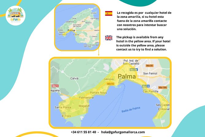 Full-Day Tour of Cala Mesquida, Cala Agulla, and Cala Molto - Location and Pricing