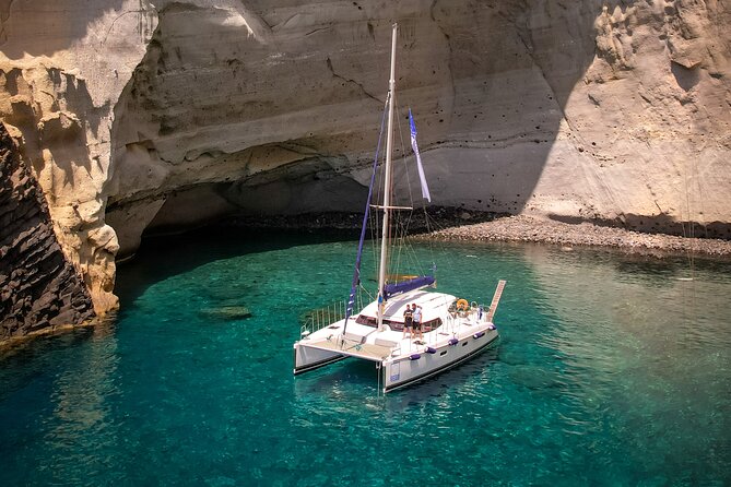 Full-Day Tour of Milos and Poliegos Small Group Catam With Lunch - Confirmation and Accessibility