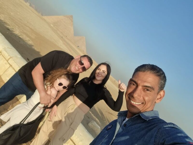 Full Day Tour to Giza Pyramids & Sphinx, Saqqara and Memphis - Key Points